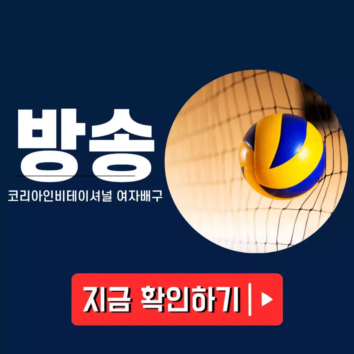 진주 코리아인비테이셔널 여자배구 중계